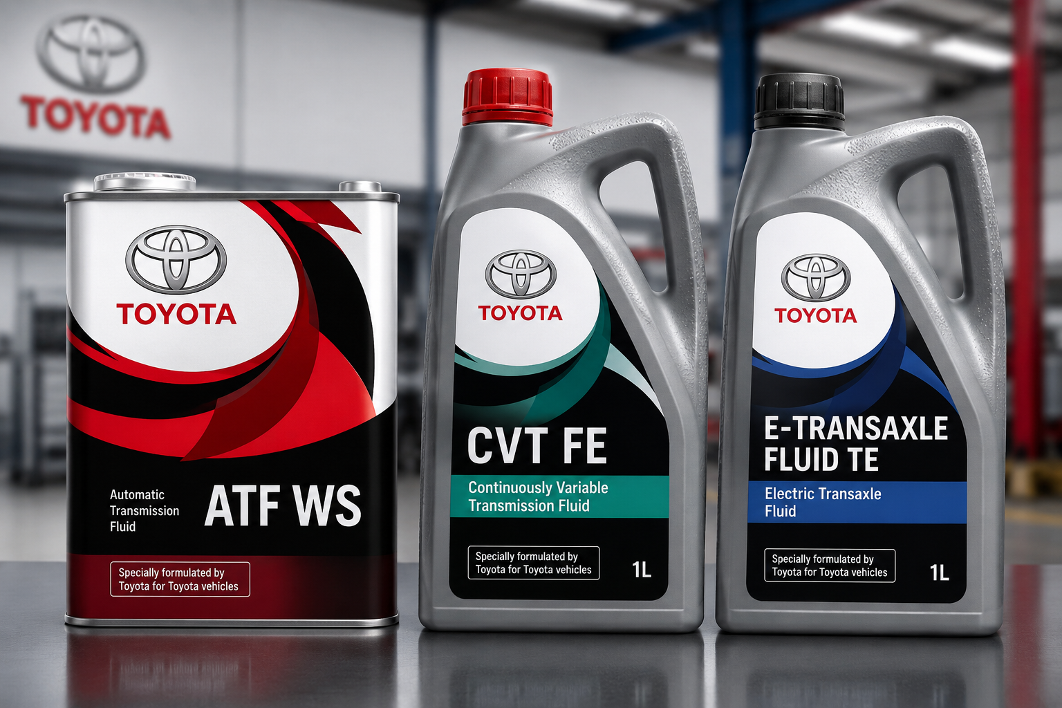 Рідинки Toyota для автоматів, гібридних трансакслів і варі CVT TC