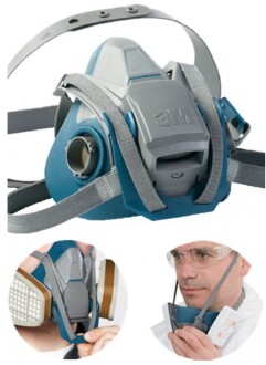 Напівмаска середній розмір - 3М 3M 6502QL