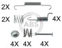 Комплектующие, тормозная колодка - A.B.S. 0006Q (фото 1)