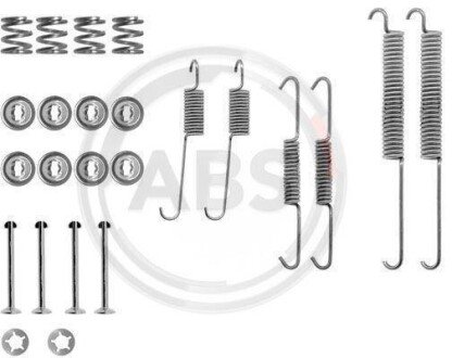 Комплектующие, тормозная колодка - (430858, 7701203980, 7701206972) A.B.S. 0678Q