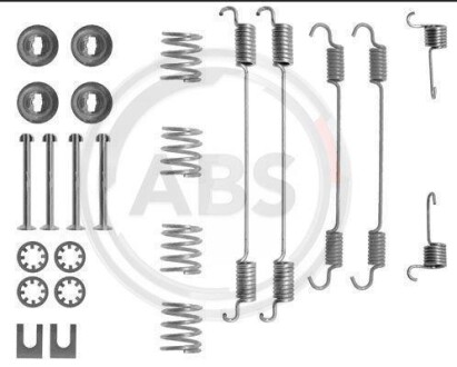Комплектующие, тормозная колодка - (430838, 430857, 430859) A.B.S. 0747Q
