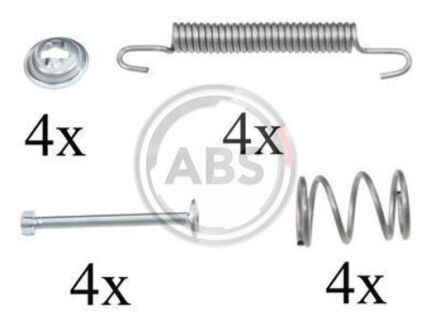 Комплектующие, стояночная тормозная система - A.B.S. 0791Q