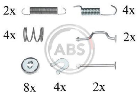 Комплектующие, стояночная тормозная система - A.B.S. 0810Q