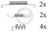 Комплектующие, стояночная тормозная система - (33408310, 33408320) A.B.S. 0831Q (фото 1)