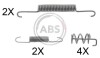 Комплектующие, тормозная колодка - A.B.S. 0832Q (фото 1)