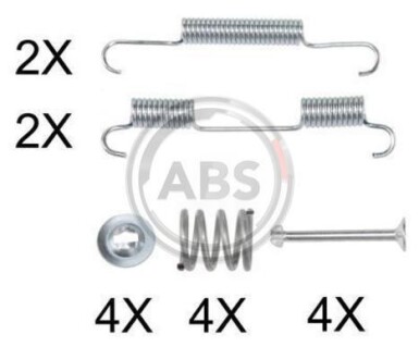 Комплектующие, стояночная тормозная система - A.B.S. 0896Q