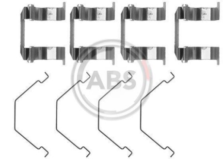 Комплектующие, колодки дискового тормоза - A.B.S. 1158Q