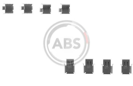 Фото товара Комплектуюча колодок A.B.S. 1171Q : Купить на tto.com.ua