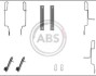 Комплектующие, колодки дискового тормоза - (4211188, 4201188, 95590838) A.B.S. 1188Q (фото 1)