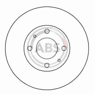 Фото 2 - Гальмівний диск A.B.S. 15049