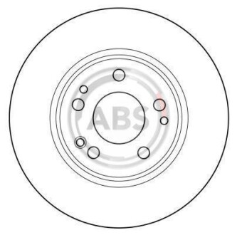 Фото 2 - Тормозной диск A.B.S. 15789