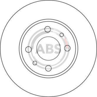 Фото 2 - Гальмівний диск A.B.S. 15857