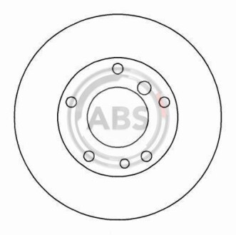 Тормозной диск - (230187, 34111158042, 34111159898) A.B.S. 15867