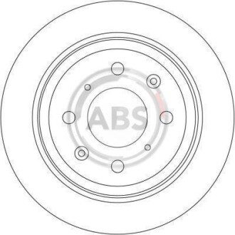 Фото 2 - Гальмівний диск A.B.S. 15983