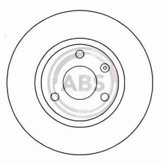 Диск гальмівний A.B.S. - A.B.S. 16035