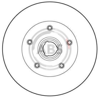 Фото 2 - Тормозной диск A.B.S. 16081