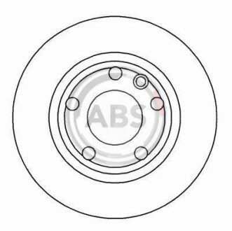 Фото 2 - Тормозной диск A.B.S. 16083