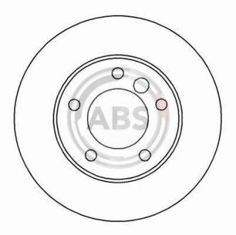 Фото 2 - Тормозной диск A.B.S. 16086