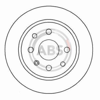 Тормозной диск - (569102, 90297932, 08574810) A.B.S. 16092