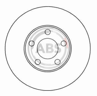 Фото 2 - Гальмівний диск A.B.S. 16097