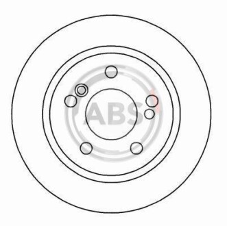 Тормозной диск - A.B.S. 16108