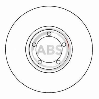 Тормозной диск - A.B.S. 16196