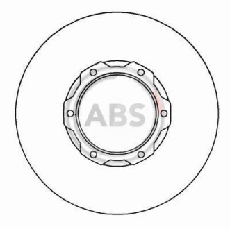 Диск гальмівний A.B.S. - A.B.S. 16198