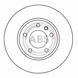 Гальмівний диск перед. Omega 94-01 - A.B.S. 16263