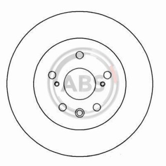 Гальмівний диск задн. Camry/Scepter/RX 91-06 - A.B.S. 16277