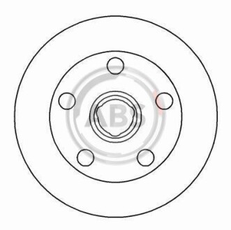 Тормозной диск - A.B.S. 16329
