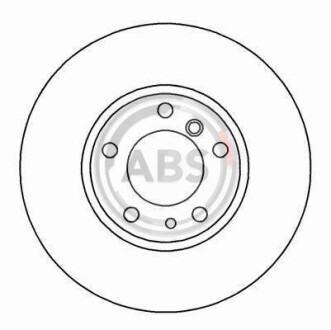 Гальмівний диск - ((34111164973, 34116757756, 34111161372, 34116757757)) A.B.S. 16330