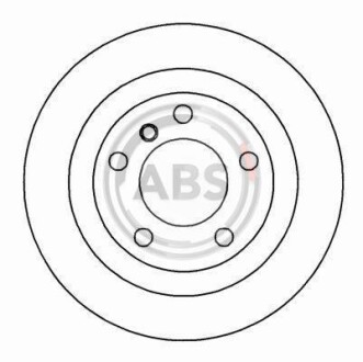Фото 2 - Тормозной диск A.B.S. 16341
