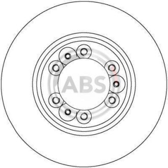 Фото 2 - Гальмівний диск A.B.S. 16485