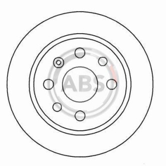 Тормозной диск - (569209, 9051299, 90512909) A.B.S. 16488