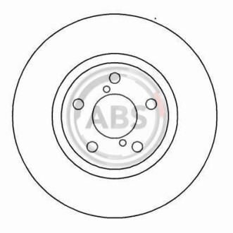 Фото 2 - Гальмівний диск A.B.S. 16632