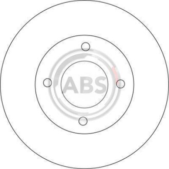 Фото 2 - Гальмівний диск A.B.S. 16913