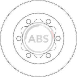 Фото 2 - Тормозной диск A.B.S. 16950
