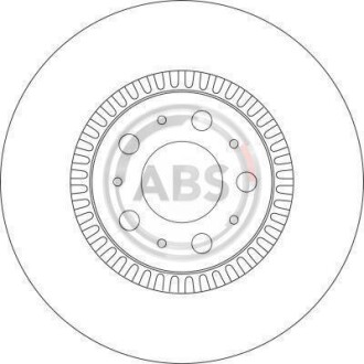Фото 2 - Гальмівний диск A.B.S. 17012