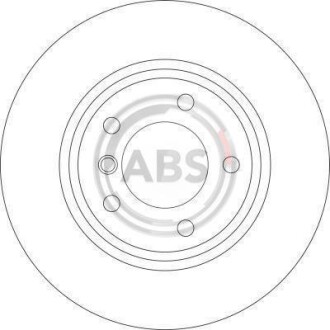 Фото 2 - Гальмівний диск A.B.S. 17023
