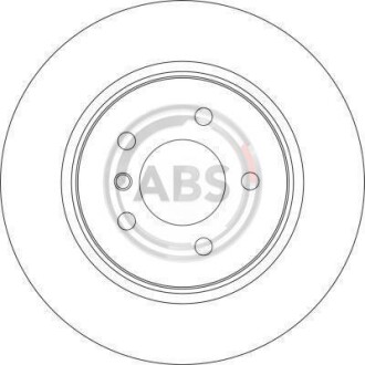 Диск гальмівний A.B.S. - (34201166073) A.B.S. 17026