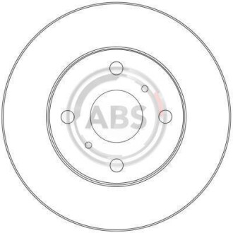 Фото 2 - Гальмівний диск A.B.S. 17027