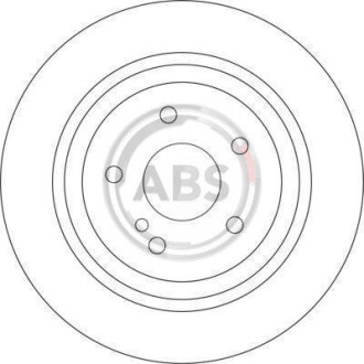 Тормозной диск - A.B.S. 17113