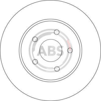 Фото 2 - Гальмівний диск A.B.S. 17116