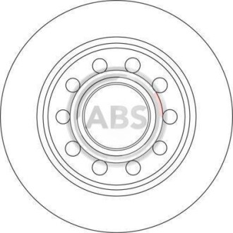 Фото 2 - Тормозной диск A.B.S. 17333