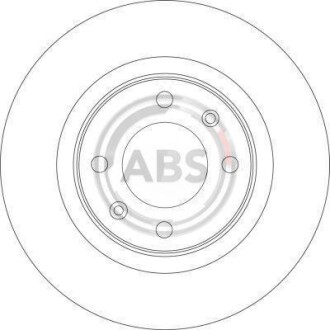 Фото 2 - Тормозной диск A.B.S. 17337
