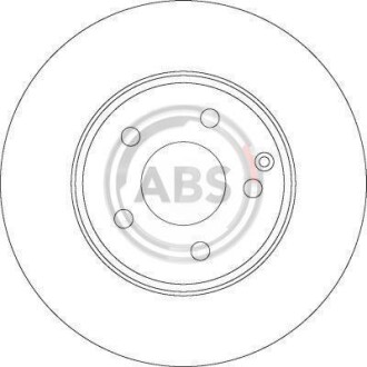 Тормозной диск - A.B.S. 17403