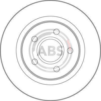 Фото 2 - Гальмівний диск A.B.S. 17418
