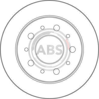 Фото 2 - Тормозной диск A.B.S. 17462