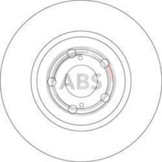 Фото 2 - Гальмівний диск A.B.S. 17510