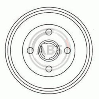 Тормозной барабан - A.B.S. 2326S